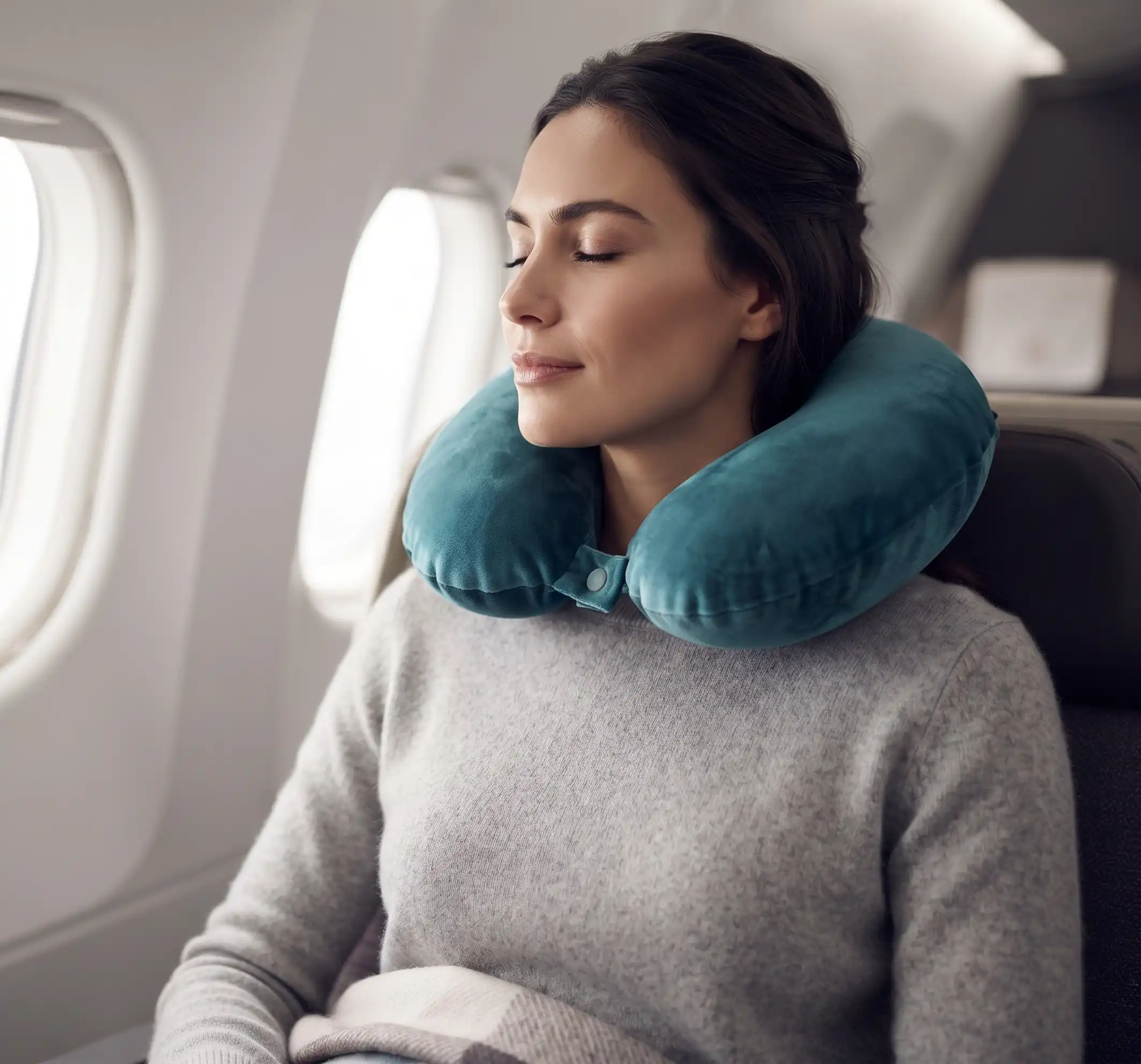 Travel Pillow – Memory Foam | Universal Neck Support | Grip India